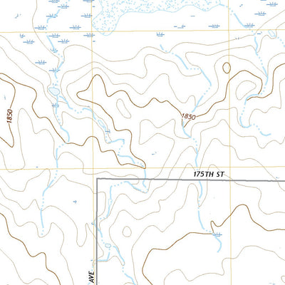 United States Geological Survey Gettysburg Municipal Airport SE, SD (2021, 24000-Scale) digital map