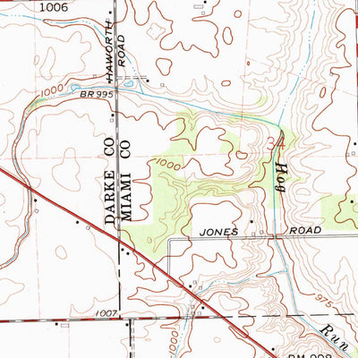 United States Geological Survey Gettysburg, OH (1961, 24000-Scale) digital map