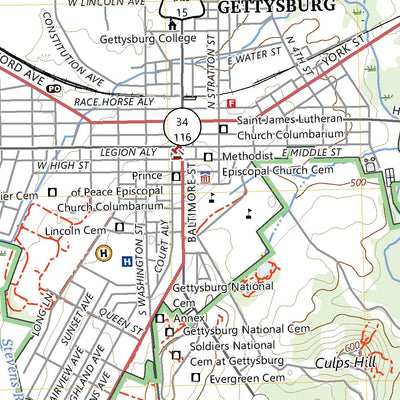 United States Geological Survey Gettysburg, PA (2023, 24000-Scale) digital map