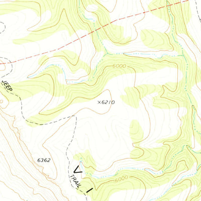 United States Geological Survey Gettysburg Peak, TX (1978, 24000-Scale) digital map