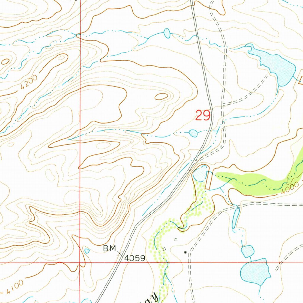 Geyser Map Geyser, MT (1979, 24000-Scale) Map by United States Geological Survey ...