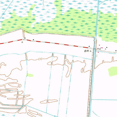 United States Geological Survey Gheens, LA (1963, 24000-Scale) digital map