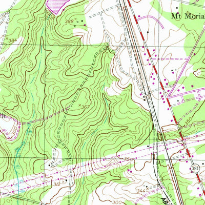 United States Geological Survey Ghio, NC-SC (1949, 24000-Scale) digital map