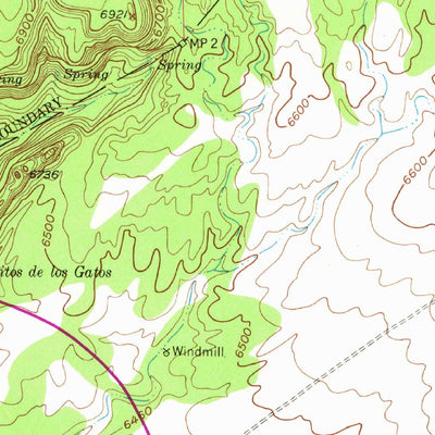 United States Geological Survey Ghost Ranch, NM (1953, 24000-Scale) digital map