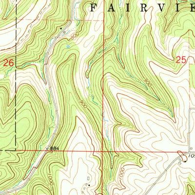 United States Geological Survey Giard, IA (1971, 24000-Scale) digital map