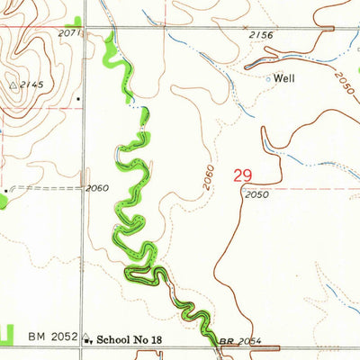 United States Geological Survey Gibbon North, NE (1962, 24000-Scale) digital map
