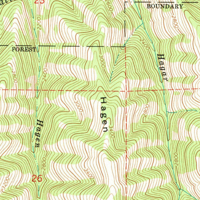 United States Geological Survey Gibbon, OR (1964, 24000-Scale) digital map