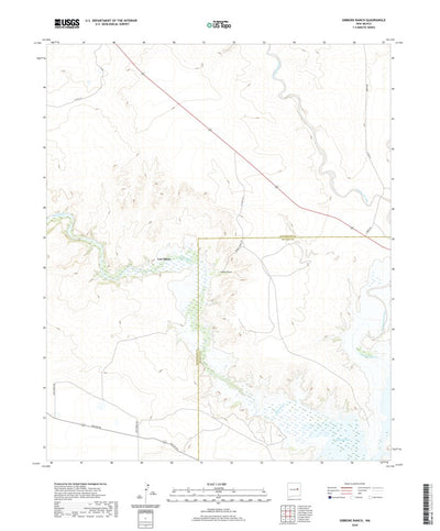 United States Geological Survey Gibbons Ranch, NM (2020, 24000-Scale) digital map