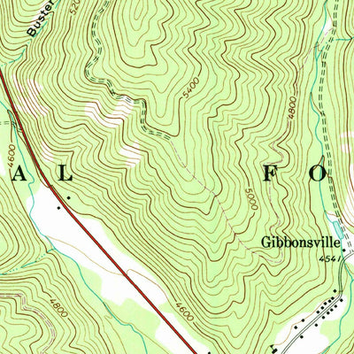 United States Geological Survey Gibbonsville, ID-MT (1966, 24000-Scale) digital map