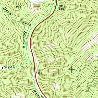 United States Geological Survey Gibbonsville, ID-MT (1966, 24000-Scale) digital map