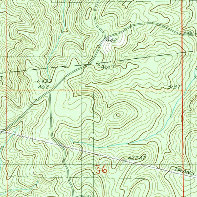 United States Geological Survey Gibsland, LA (1986, 24000-Scale) digital map