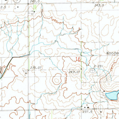 United States Geological Survey Gibson City East, IL (1983, 24000-Scale) digital map
