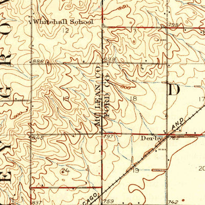 United States Geological Survey Gibson City, IL (1928, 62500-Scale) digital map