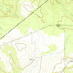 United States Geological Survey Gibson, GA (1972, 24000-Scale) digital map