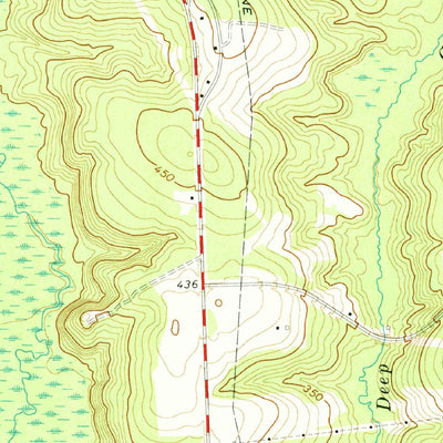 United States Geological Survey Gibson, GA (1972, 24000-Scale) digital map