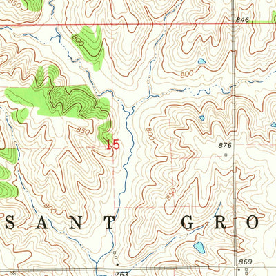United States Geological Survey Gibson, IA (1965, 24000-Scale) digital map