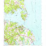 United States Geological Survey Gibson Island, MD (1954, 24000-Scale) digital map