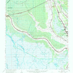 United States Geological Survey Gibson, LA (1964, 62500-Scale) digital map