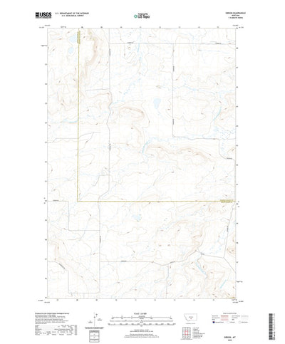 United States Geological Survey Gibson, MT (2020, 24000-Scale) digital map