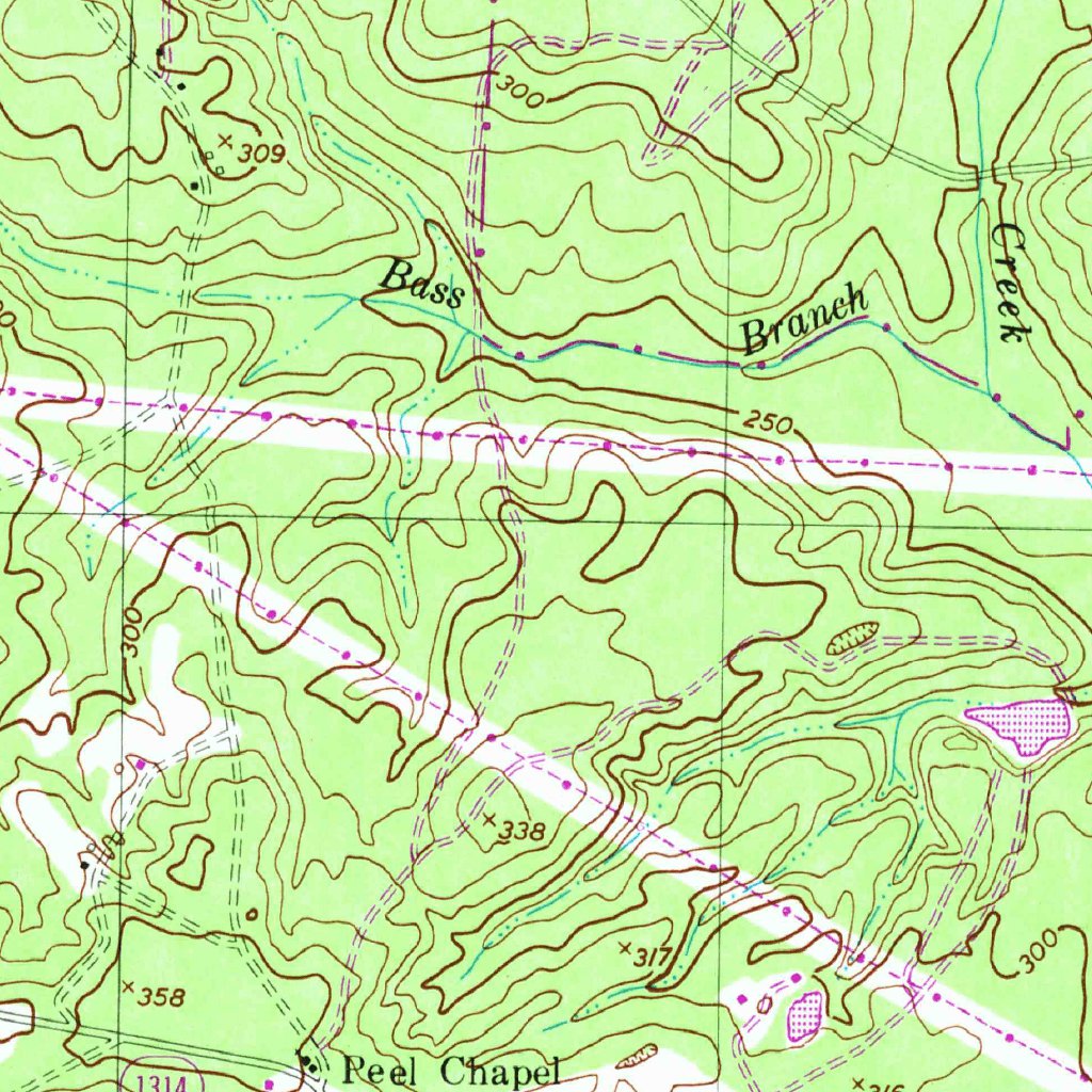 Gibson, NC-SC (1949, 24000-Scale) Map by United States Geological ...