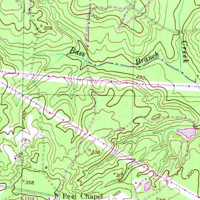 United States Geological Survey Gibson, NC-SC (1949, 24000-Scale) digital map