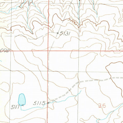 United States Geological Survey Gibson SW, MT (1985, 24000-Scale) digital map