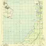 United States Geological Survey Gibsonton, FL (1945, 31680-Scale) digital map