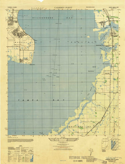 United States Geological Survey Gibsonton, FL (1947, 25000-Scale) digital map