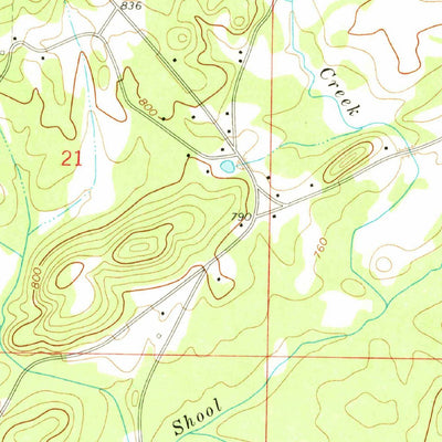 United States Geological Survey Gibsonville, AL (1969, 24000-Scale) digital map