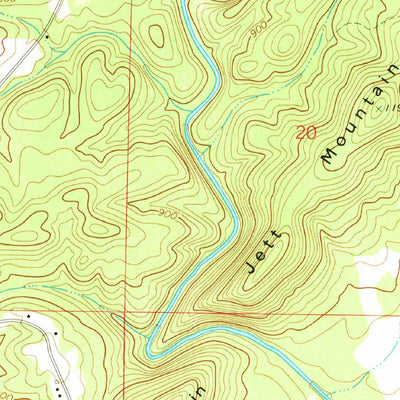 United States Geological Survey Gibsonville, AL (1969, 24000-Scale) digital map