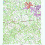 United States Geological Survey Gibsonville, NC (1970, 24000-Scale) digital map