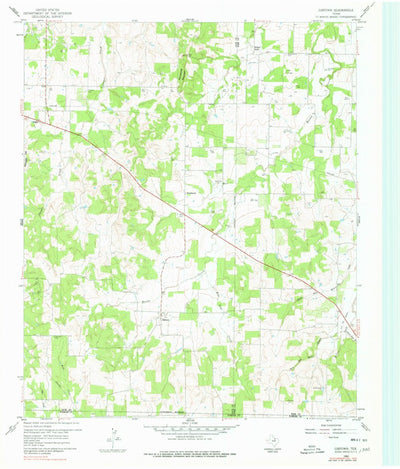 United States Geological Survey Gibtown, TX (1960, 24000-Scale) digital map