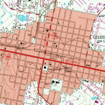 United States Geological Survey Giddings, TX (1958, 24000-Scale) digital map