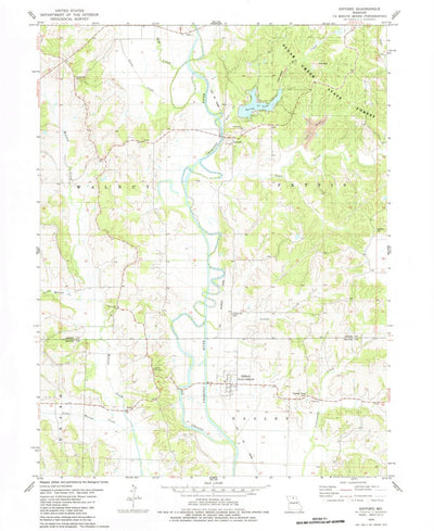 United States Geological Survey Gifford, MO (1979, 24000-Scale) digital map
