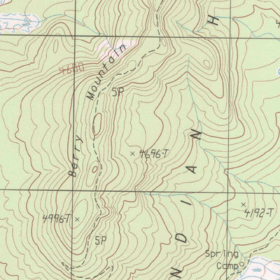 United States Geological Survey Gifford Peak, WA (1983, 24000-Scale) digital map
