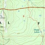 United States Geological Survey Gifford Peak, WA (1998, 24000-Scale) digital map