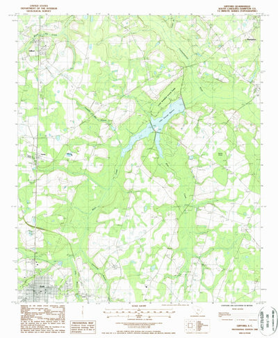 United States Geological Survey Gifford, SC (1988, 24000-Scale) digital map