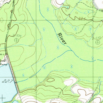 United States Geological Survey Gifford, SC (1988, 24000-Scale) digital map