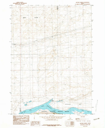 United States Geological Survey Gifford Spring, ID (1984, 24000-Scale) digital map