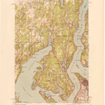 United States Geological Survey Gig Harbor, WA (1942, 62500-Scale) digital map