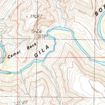 United States Geological Survey Gila Box, AZ (1985, 24000-Scale) digital map