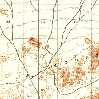 United States Geological Survey Gila Butte, AZ (1914, 62500-Scale) digital map