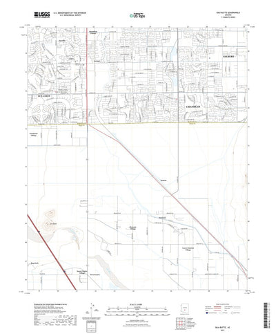 United States Geological Survey Gila Butte, AZ (2021, 24000-Scale) digital map
