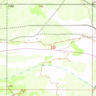 United States Geological Survey Gila Butte NW, AZ (1952, 24000-Scale) digital map