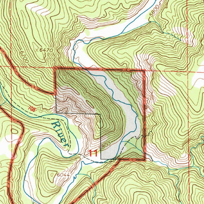 United States Geological Survey Gila Hot Springs, NM (1999, 24000-Scale) digital map