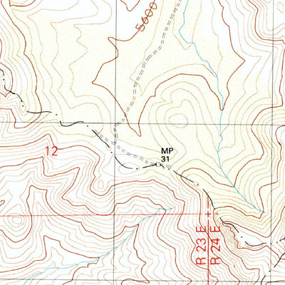 United States Geological Survey Gila Peak, AZ (1989, 24000-Scale) digital map