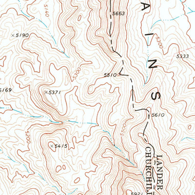 United States Geological Survey Gilbert Creek NW, NV (1969, 24000-Scale) digital map
