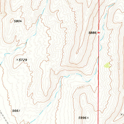 United States Geological Survey Gilbert Creek SE, NV (1969, 24000-Scale) digital map