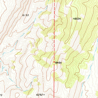 United States Geological Survey Gilbert Creek SE, NV (1969, 24000-Scale) digital map