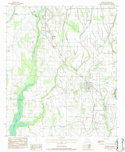 United States Geological Survey Gilbert, LA (1983, 24000-Scale) digital map